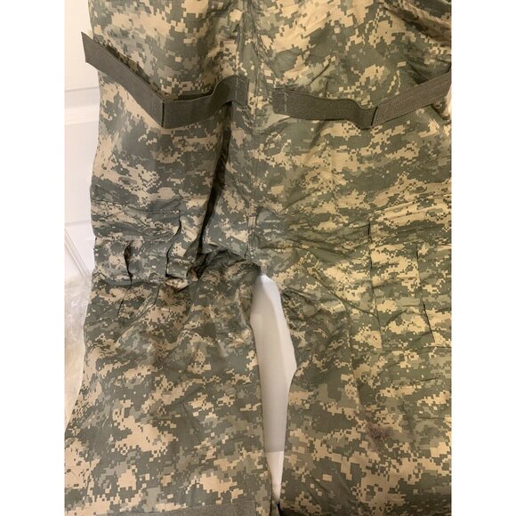 Overgarment Chemical Protective Camo Pant Sz M  Short Overall Suspenders Green - Picture 5 of 6